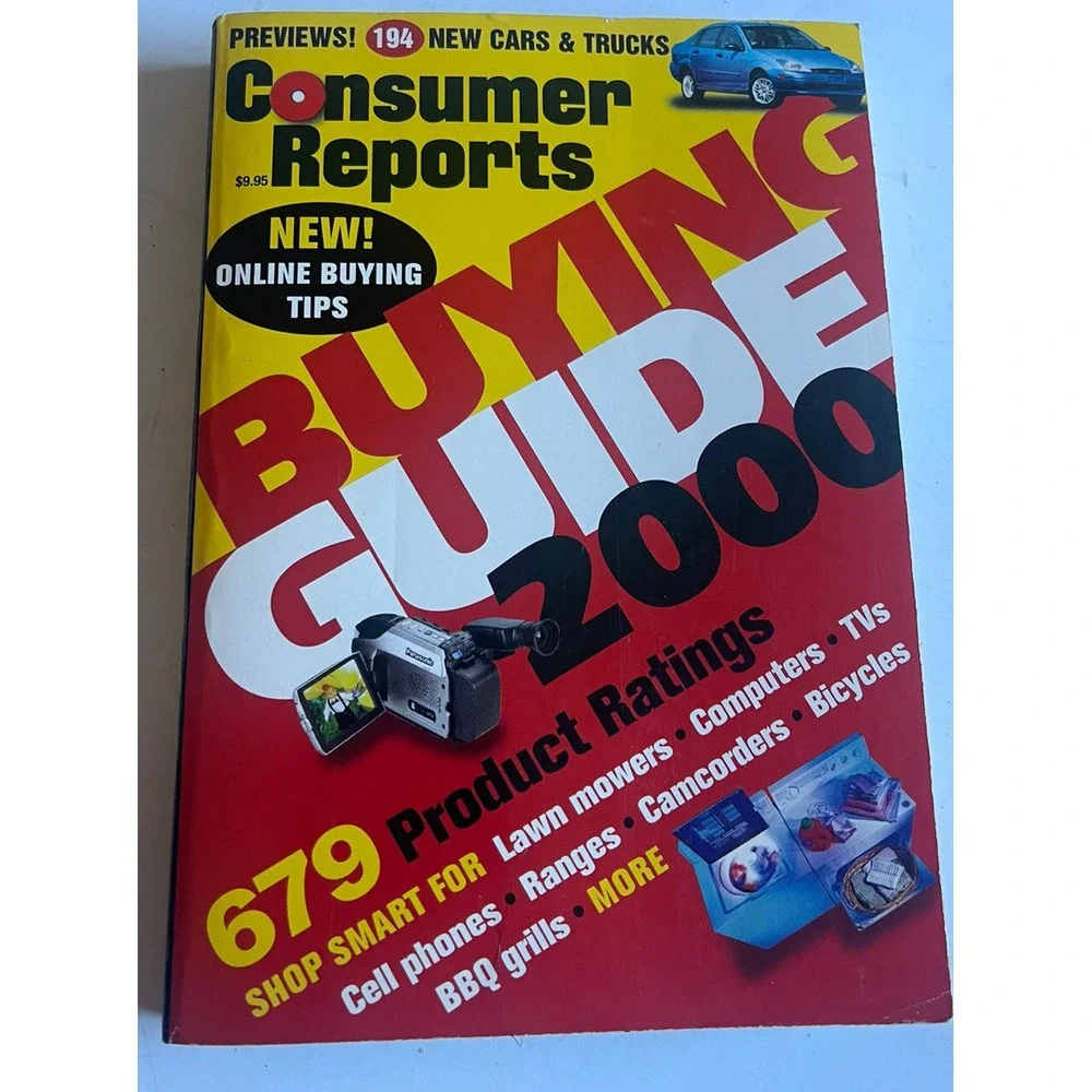 Consumer Reports‎ Buying Guide Lot Of 7 from 1999's